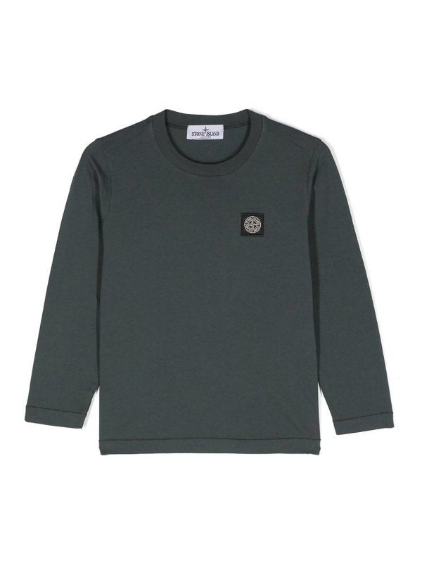Maglietta A Maniche Lunghe Stone Island Junior – Lambitelli