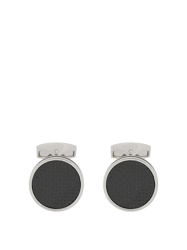 Diamday Braccialetti Maschi In Acciaio Inossidabile Nero Rotondo - Classici Retro Smoking Per Camicie Abiti - Accessori Matrimonio Business Laurea Regali