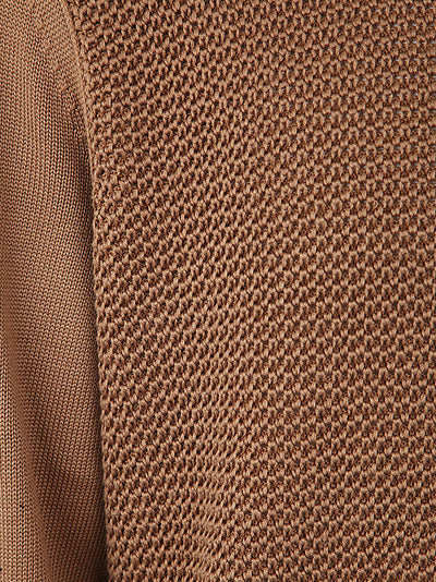 Cotton And Silk Crew Neck