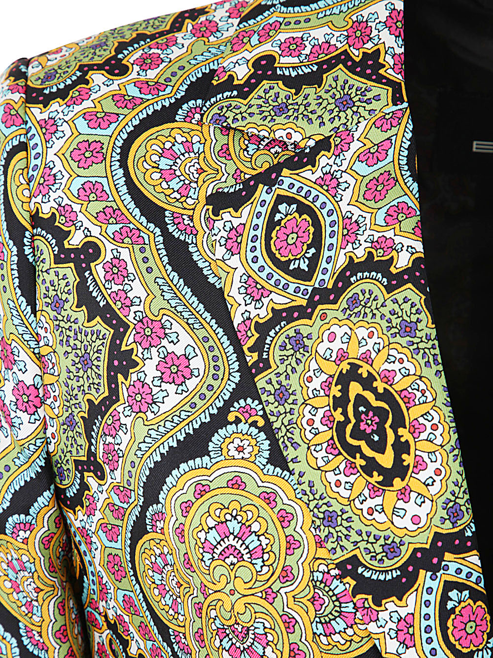 Printed Silk Twill Jacket