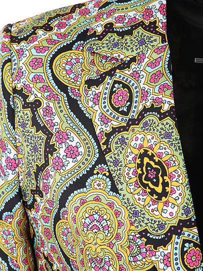 Printed Silk Twill Jacket