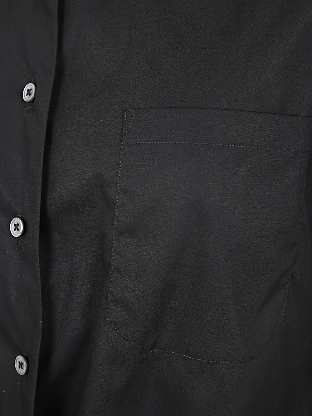 Jula Dropped Shoulder Shirt Popeline Black