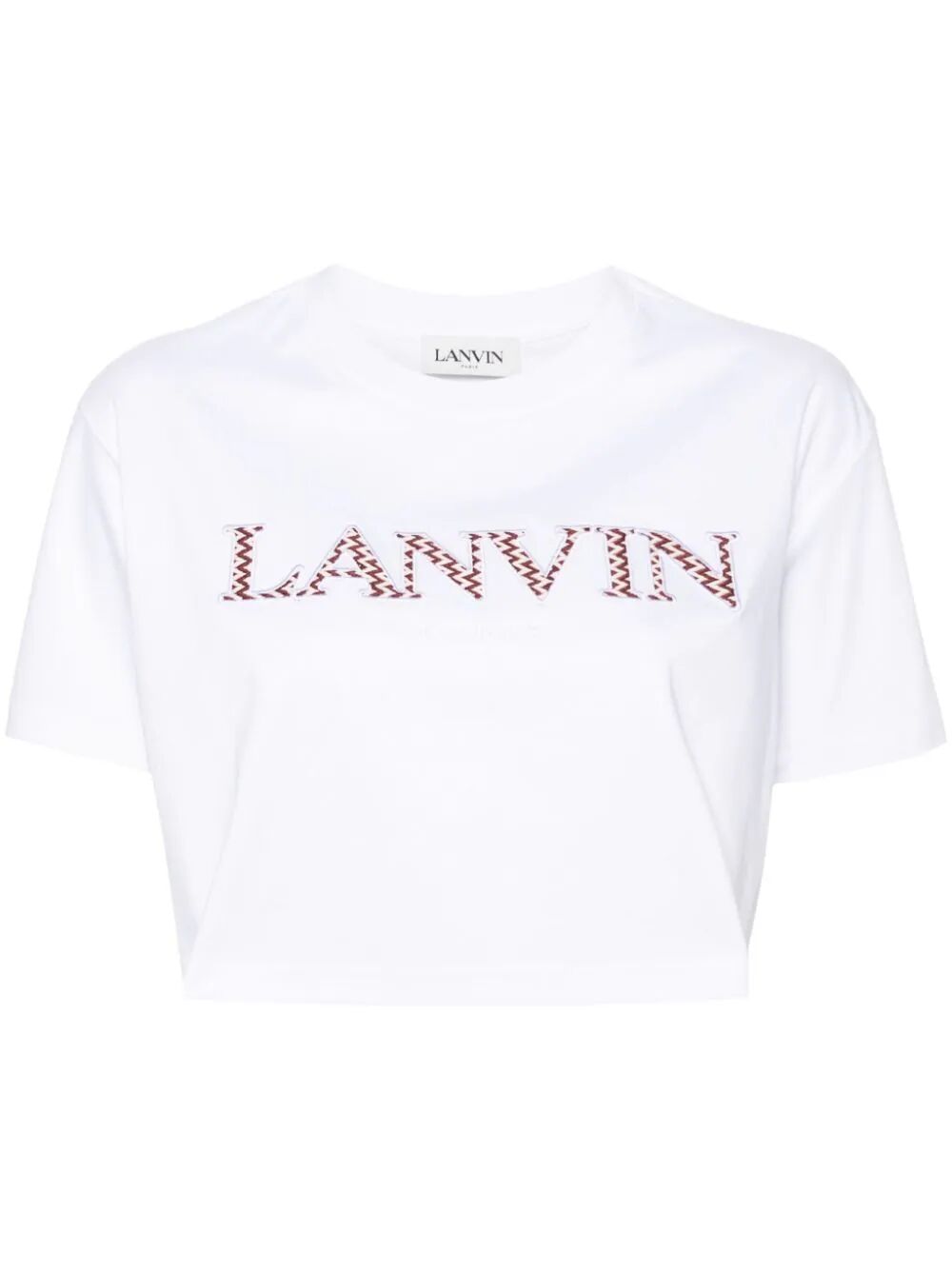 Curb Embroidered Cropped T-shirt
