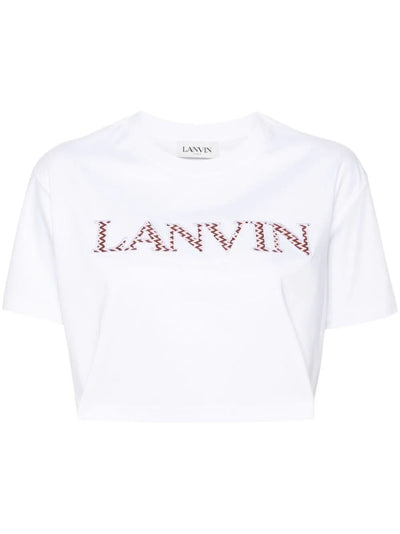 Curb Embroidered Cropped T-shirt