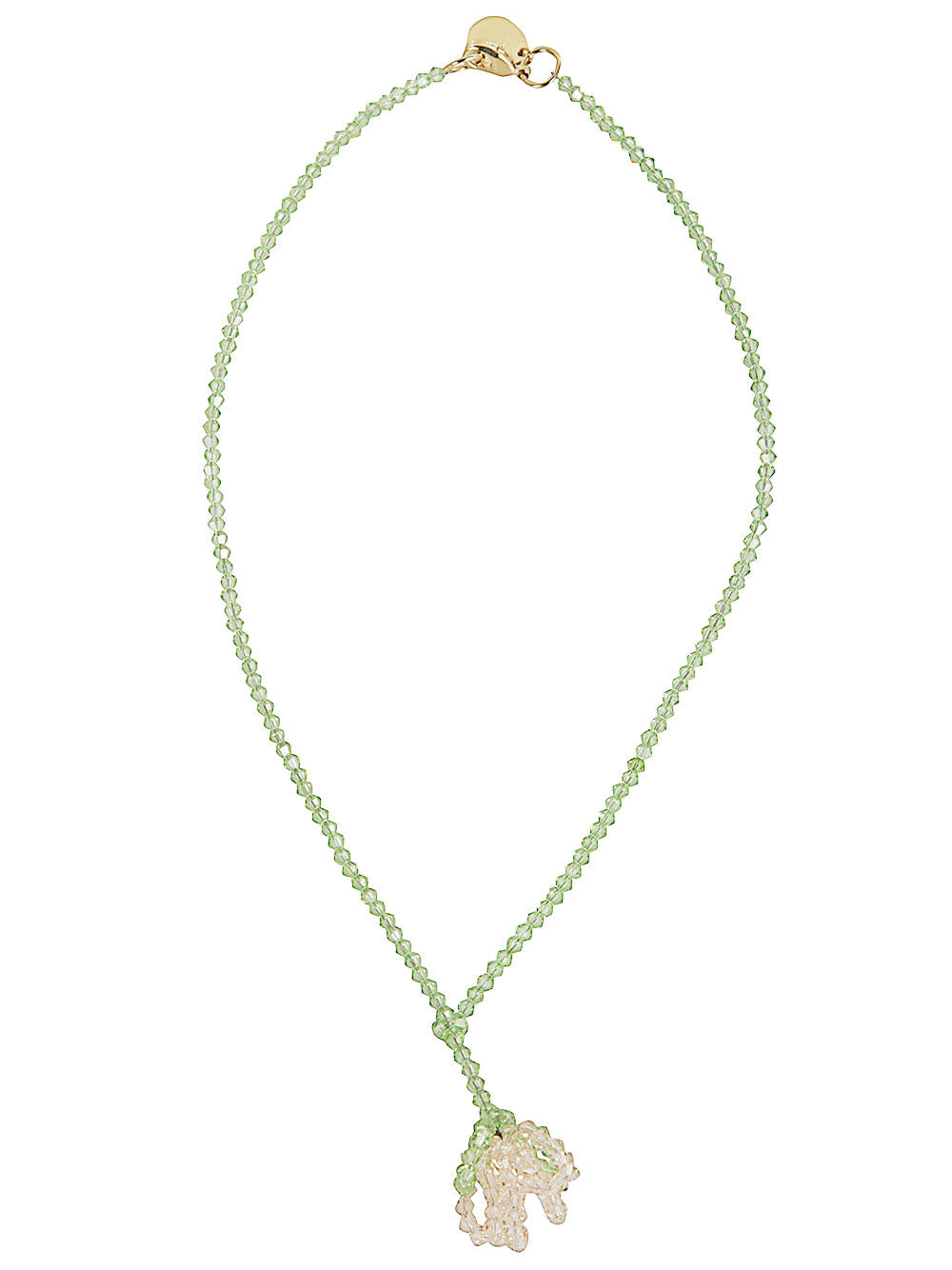 Cluster Crystal Flower Necklace