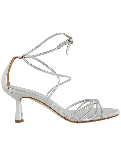 Luella Laminated Nappa Leather Silver