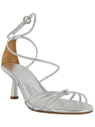 Luella Laminated Nappa Leather Silver