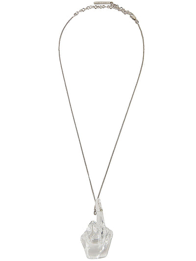 Midi Fuck You Pendant Necklace