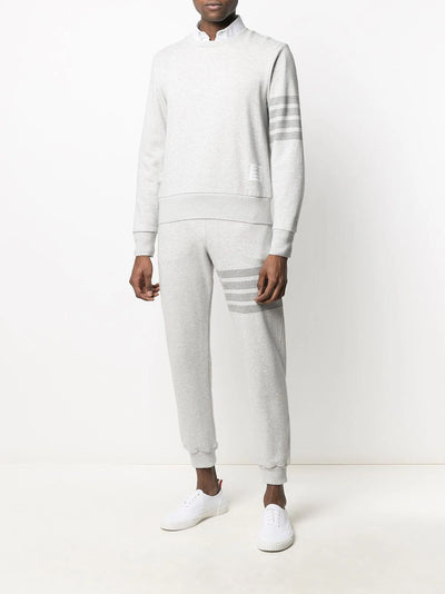 Sweatpants In Classic Loopback With Engineered 4 Bar Stripe