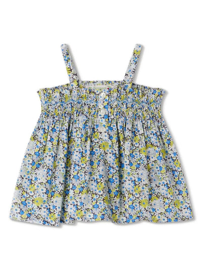 Blouse Smockee Abricot