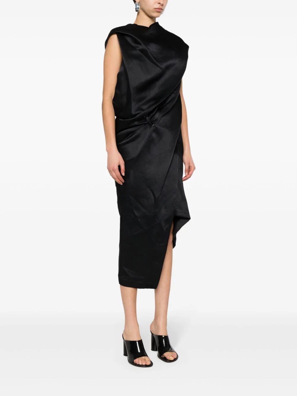 Enveloping Midi Dress