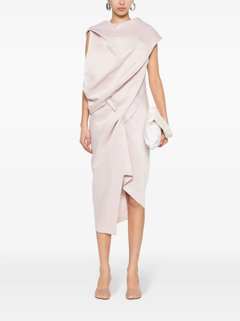 Enveloping Midi Dress