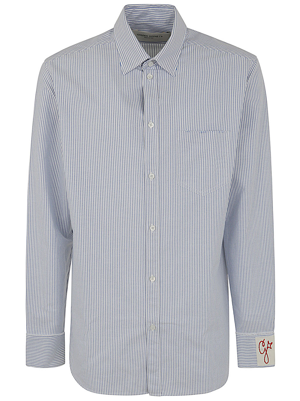 Golden M`s Regular Striped Oxford Shirt
