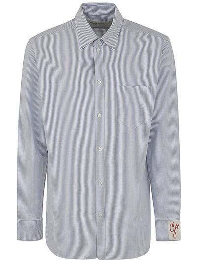 Golden M`s Regular Striped Oxford Shirt
