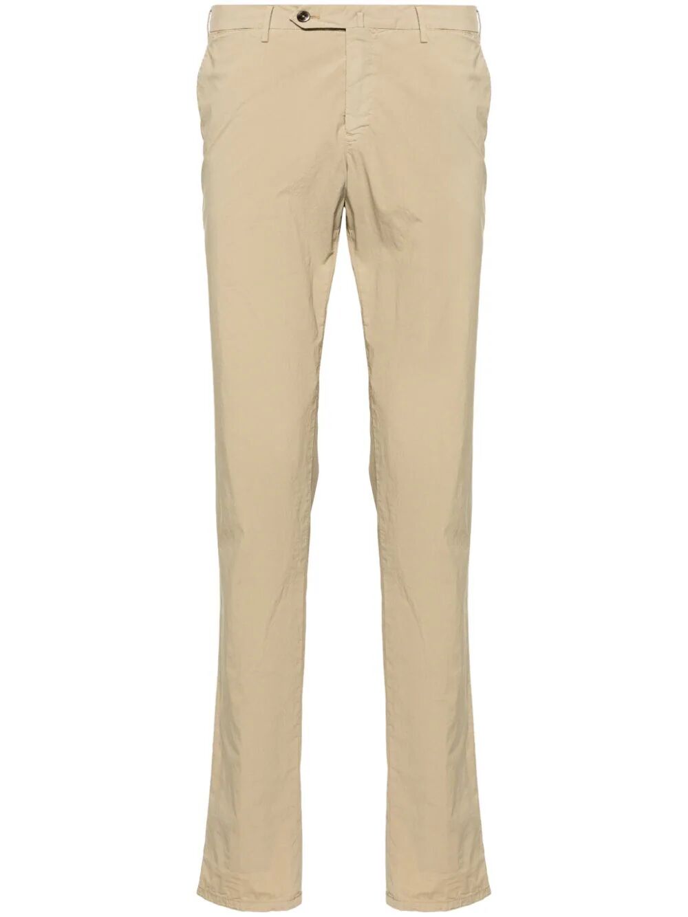 Double Dye Stretch Light Popeline Slim Flat Front Pants