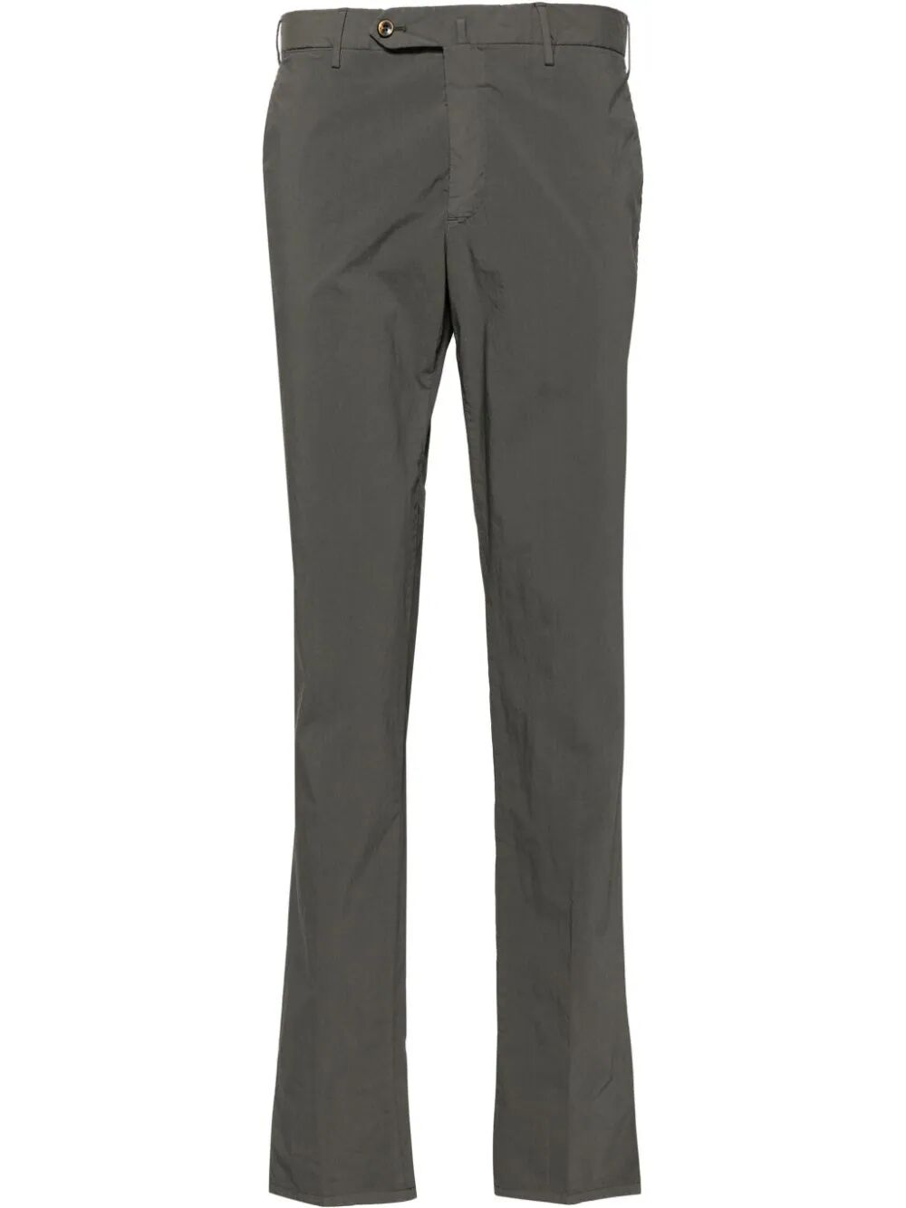 Double Dye Stretch Light Popeline Slim Flat Front Pants