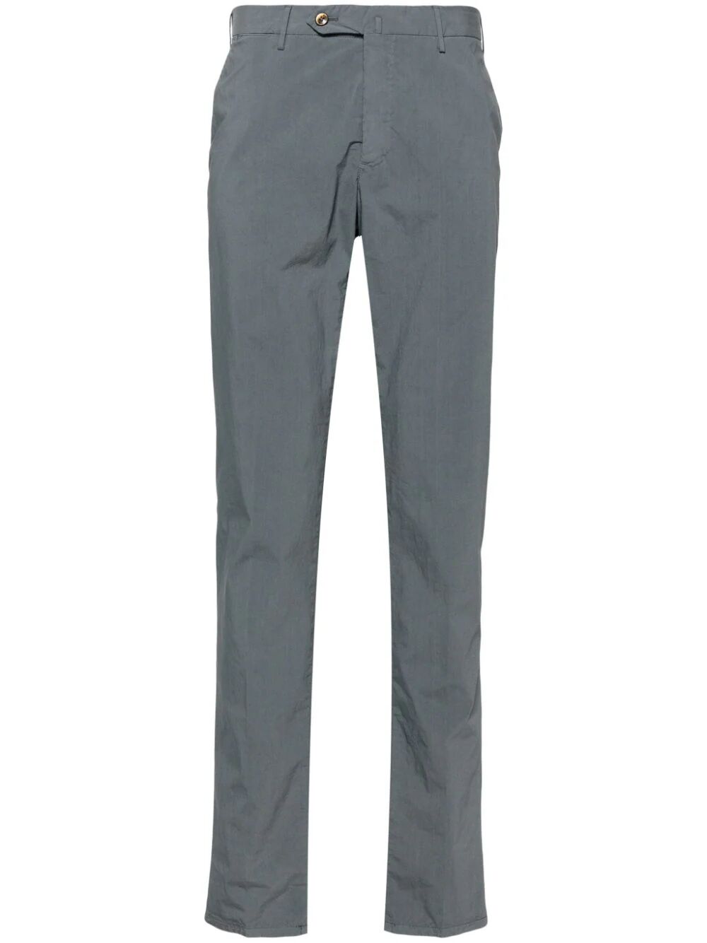 Double Dye Stretch Light Popeline Slim Flat Front Pants