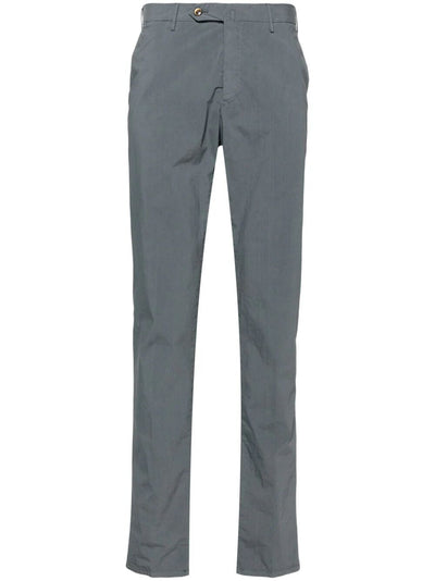 Double Dye Stretch Light Popeline Slim Flat Front Pants