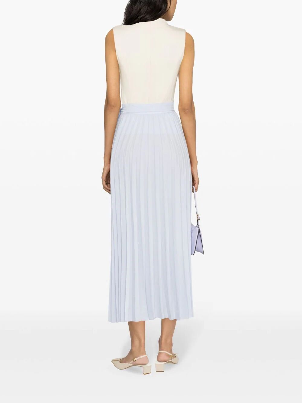 Long Pleated Skirt