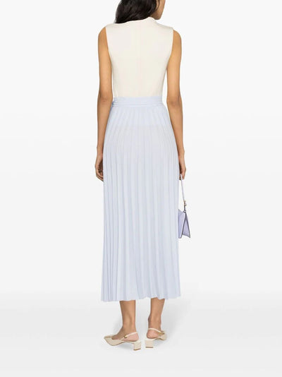 Long Pleated Skirt