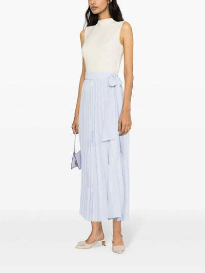 Long Pleated Skirt