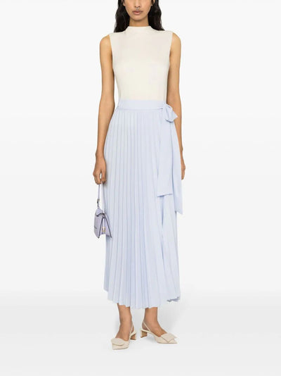 Long Pleated Skirt