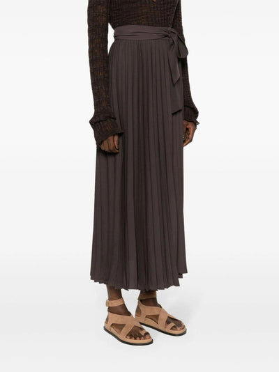Long Pleated Skirt