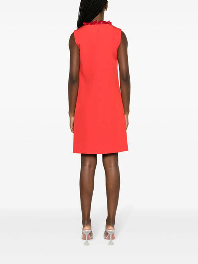 Sleeveless Mini Dress With Paillettes