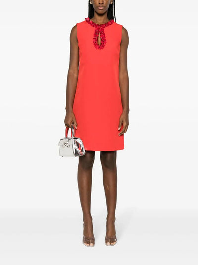 Sleeveless Mini Dress With Paillettes