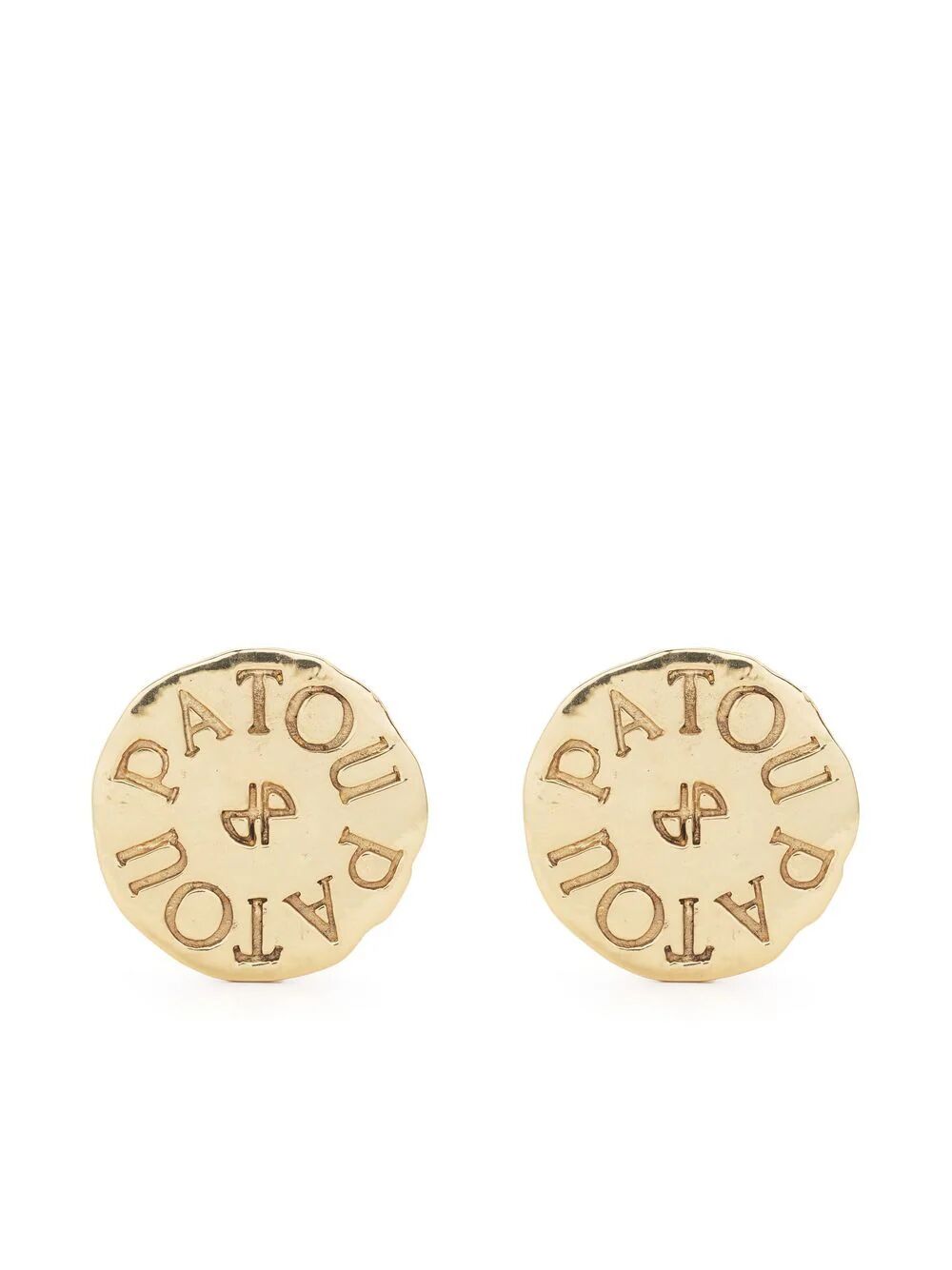 Patou Antique Coin Clip Earrings