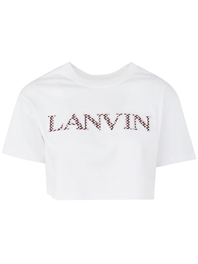 Curb Embroidered Cropped T-shirt