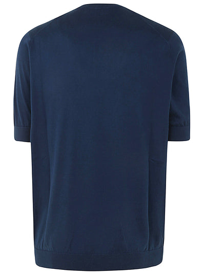 Short Sleeves Crew Neck Sweater