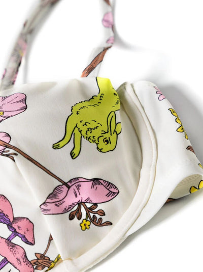 Printed Underwire Bikini Top