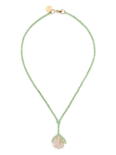 Cluster Crystal Flower Necklace