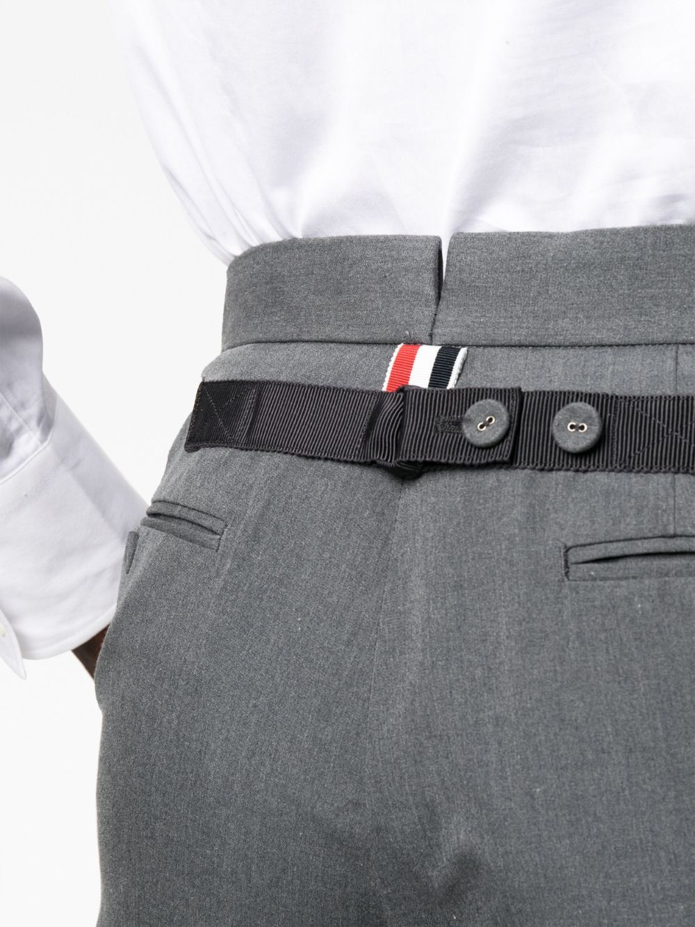Fit 1 Gg Backstrap Trouser In Typewriter Cloth