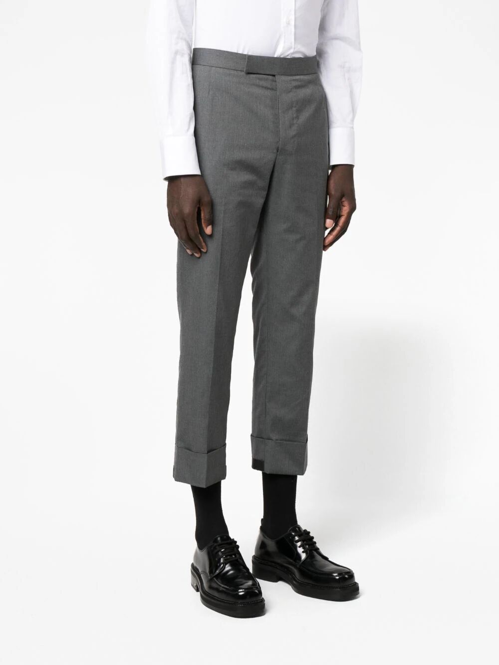 Fit 1 Gg Backstrap Trouser In Typewriter Cloth