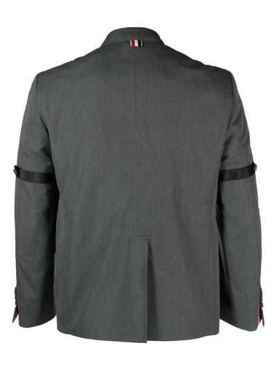 Unstructured Straight Fit Sb S/c With Gg Armband In Typewriter Cloth