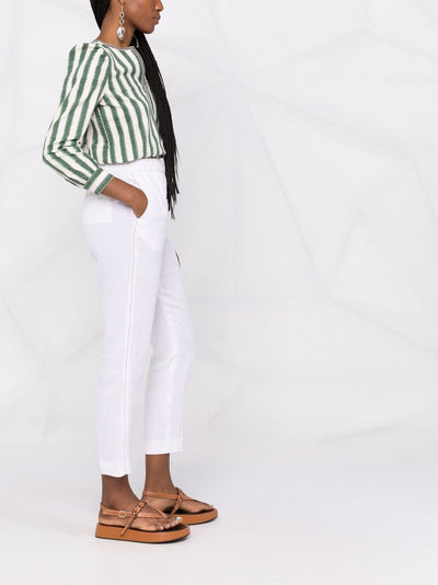 Slim Pants With Coulisse