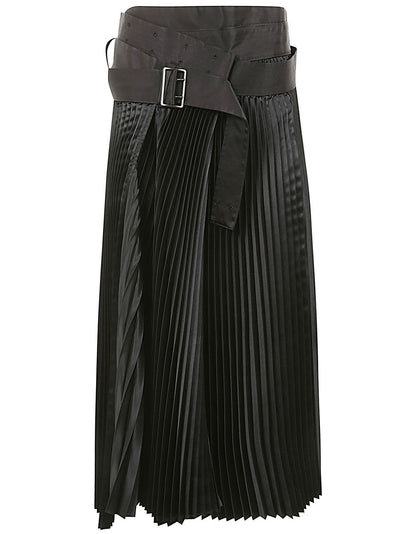 Pleated Long Skirt