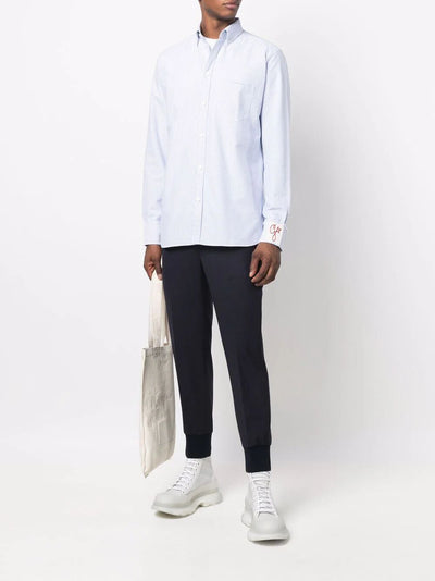 Golden M`s Regular Striped Oxford Shirt
