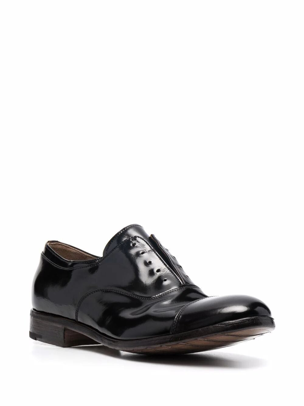 Luce Brass Lace Up Shoes