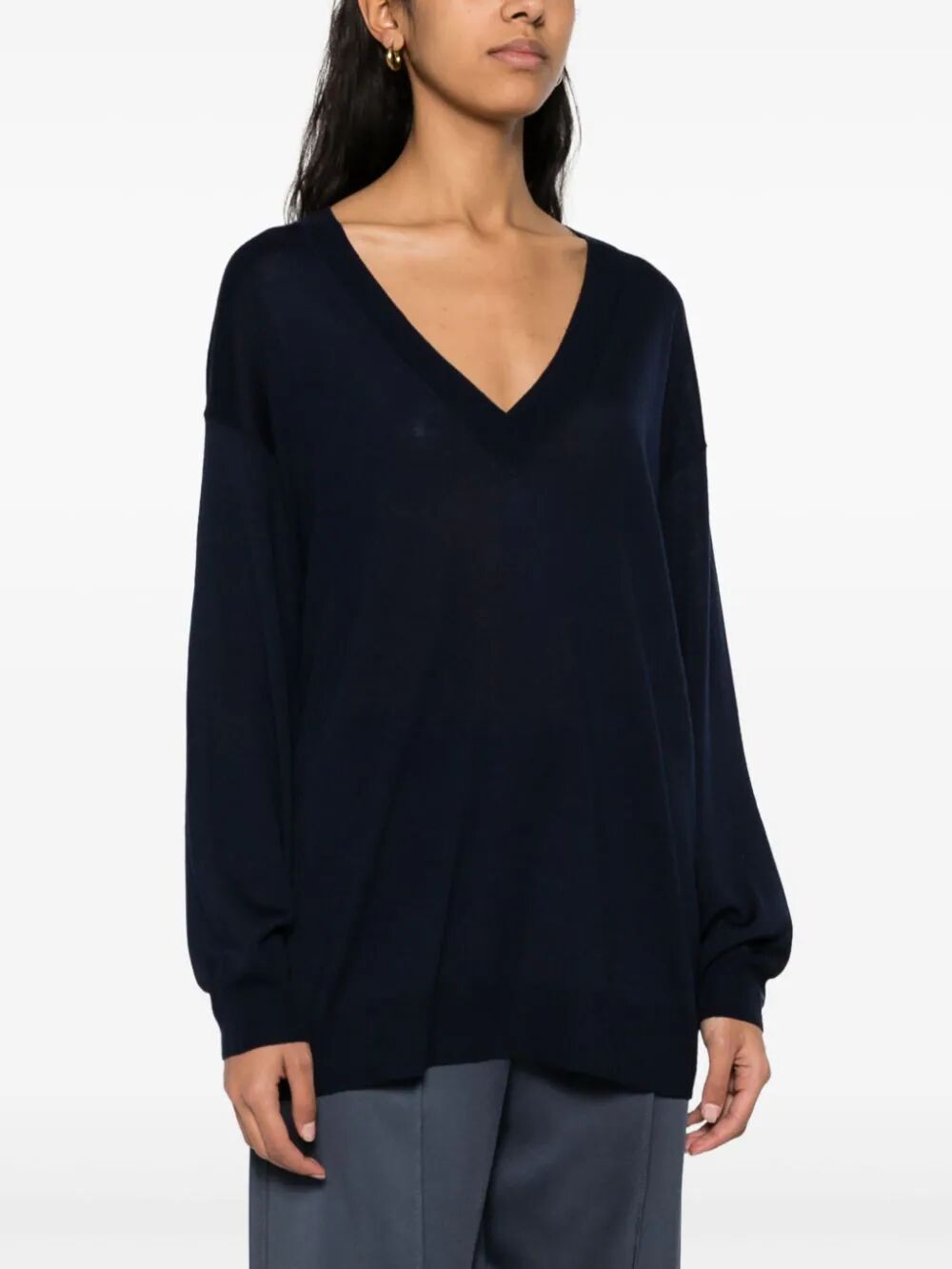 Oversized V Neck Sweater