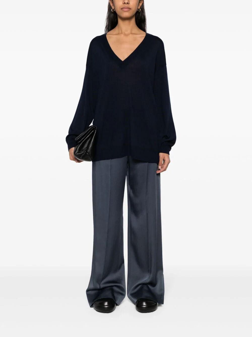 Oversized V Neck Sweater