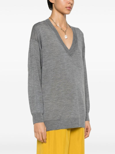 Oversized V Neck Sweater