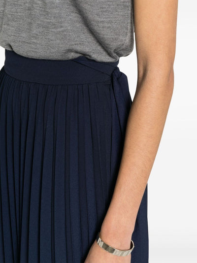 Long Pleated Skirt