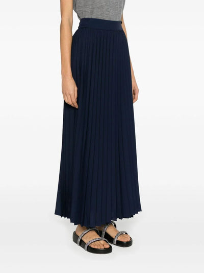 Long Pleated Skirt