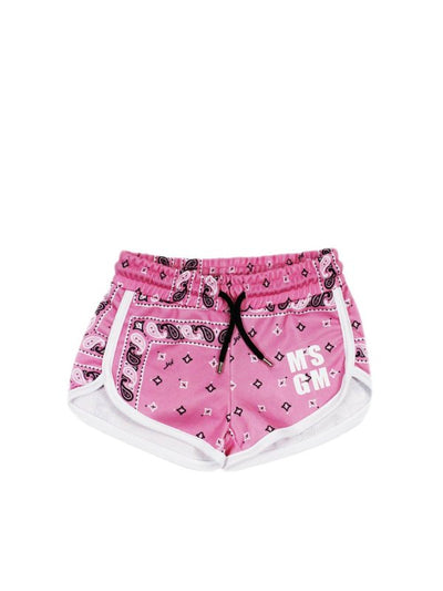 Shorts Rosa Stampa Bandana