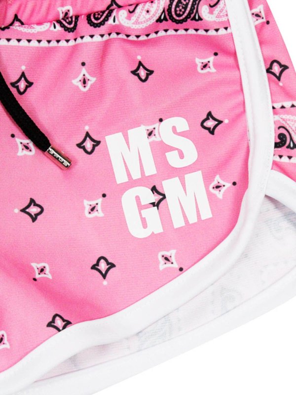 Shorts Rosa Stampa Bandana