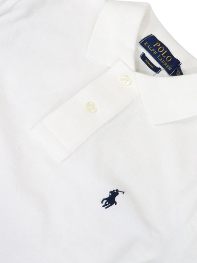 Polo In Cotone Con Ricamo Logo