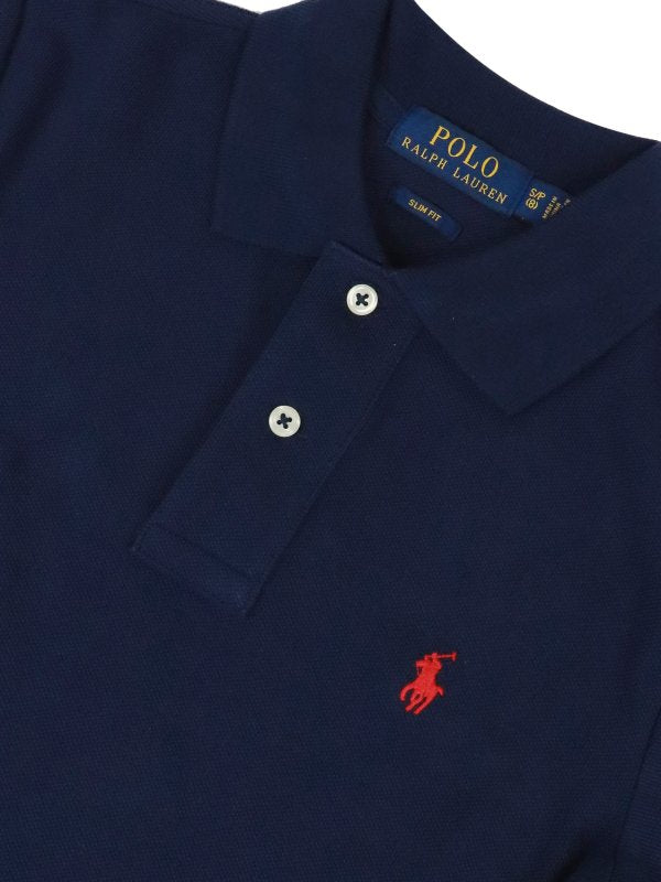 Polo In Cotone Con Ricamo Logo